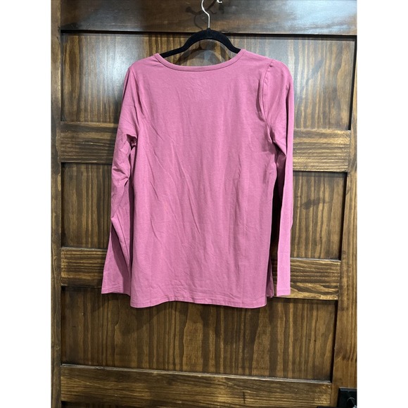 Belle‎ Shirt Women’s XS Long Sleeve Comfort Loose Fitting Purple - Picture 4 of 8